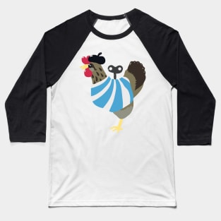 French Hen | Chicken | Lilla The Lamb Baseball T-Shirt